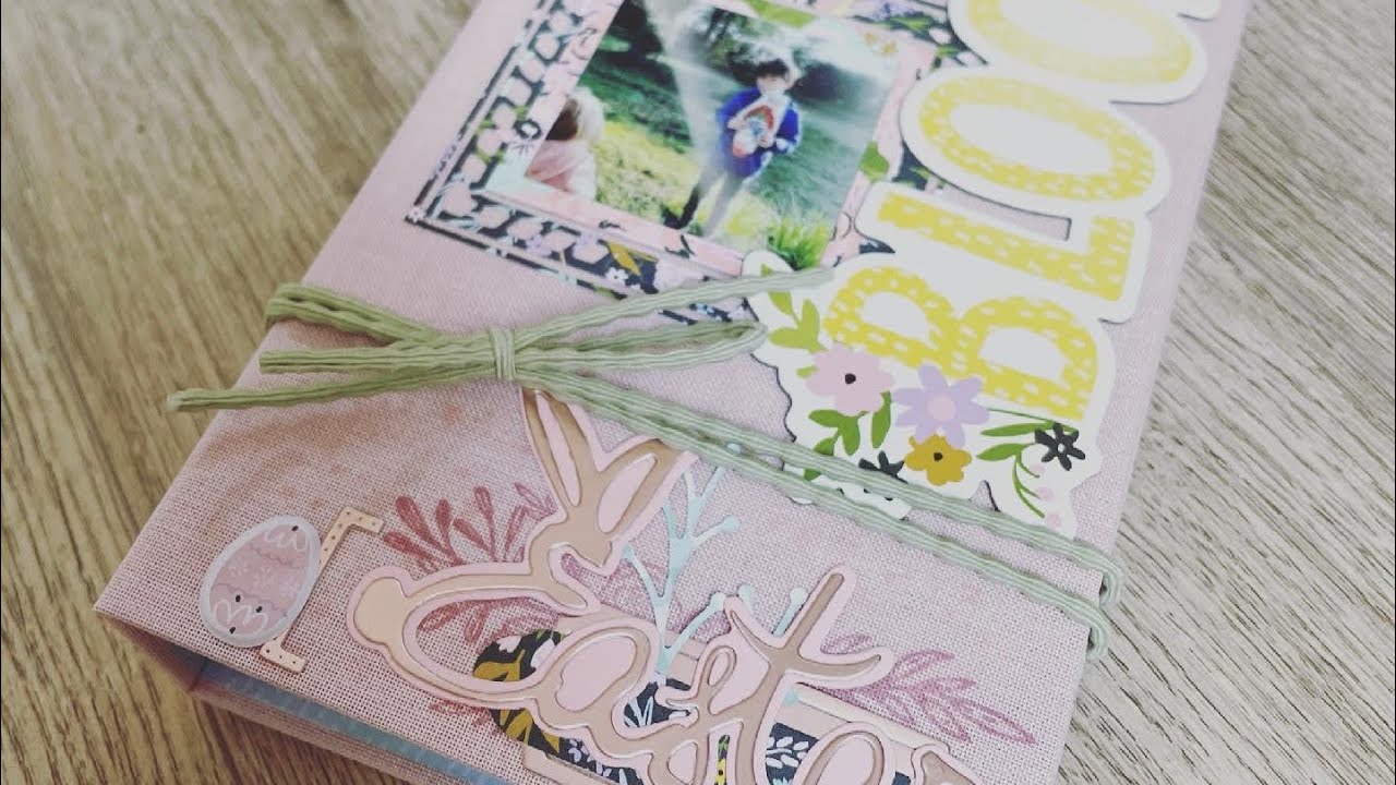 TUTO express [ mini album de Pâques ] simple stories bunnies + blooms