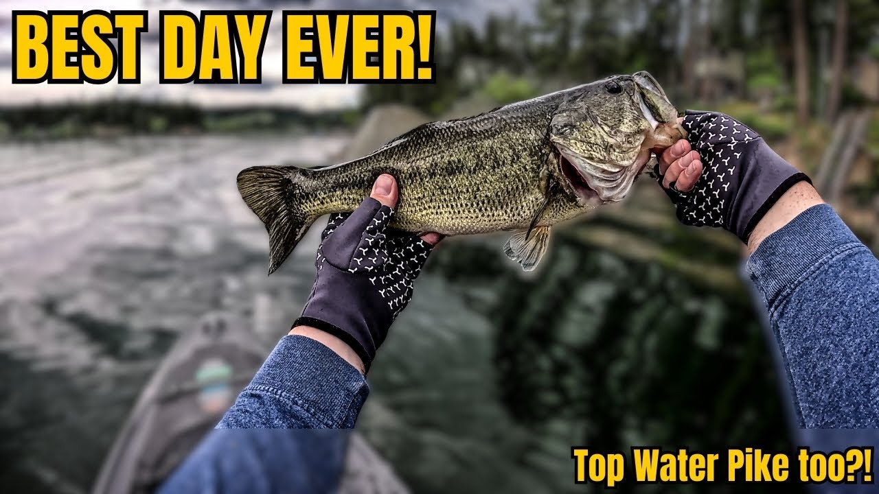 My Best Day Of Fishing EVER! (TOPWATER PIKE?!)