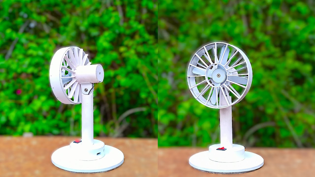 How to Make USB Fan from PVC Pipe and DC Motor