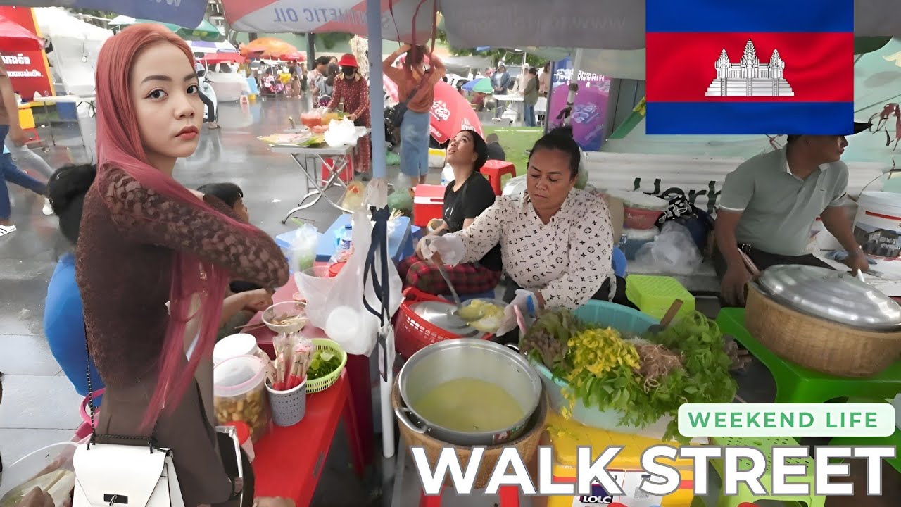 Inside Cambodia: Best Street Food Scene & Relaxing Walking Tour in Phnom Penh | Real Khmer Lifestyle
