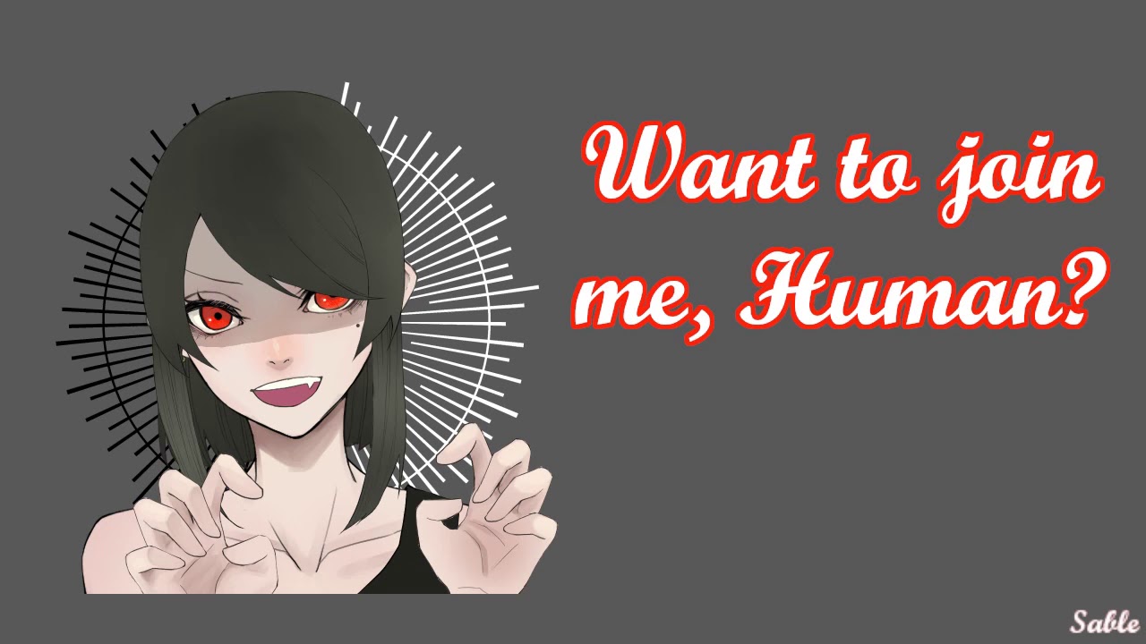 What do you say, human? - Caught by a Vampire
