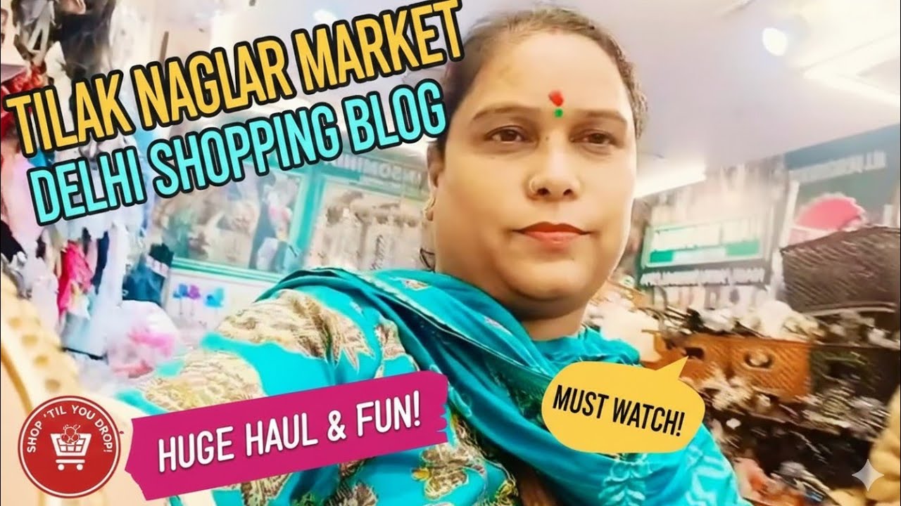Delhi Tilak Nagar market ll Shopping 🛍️ Market Delhi Tilaknagar ll Bhumi Rawat vlog ll 
