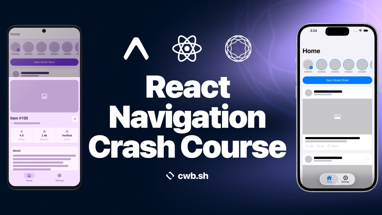 Краткий курс по навигации в React v8: Liquid Glass, вкладки и многое другое.