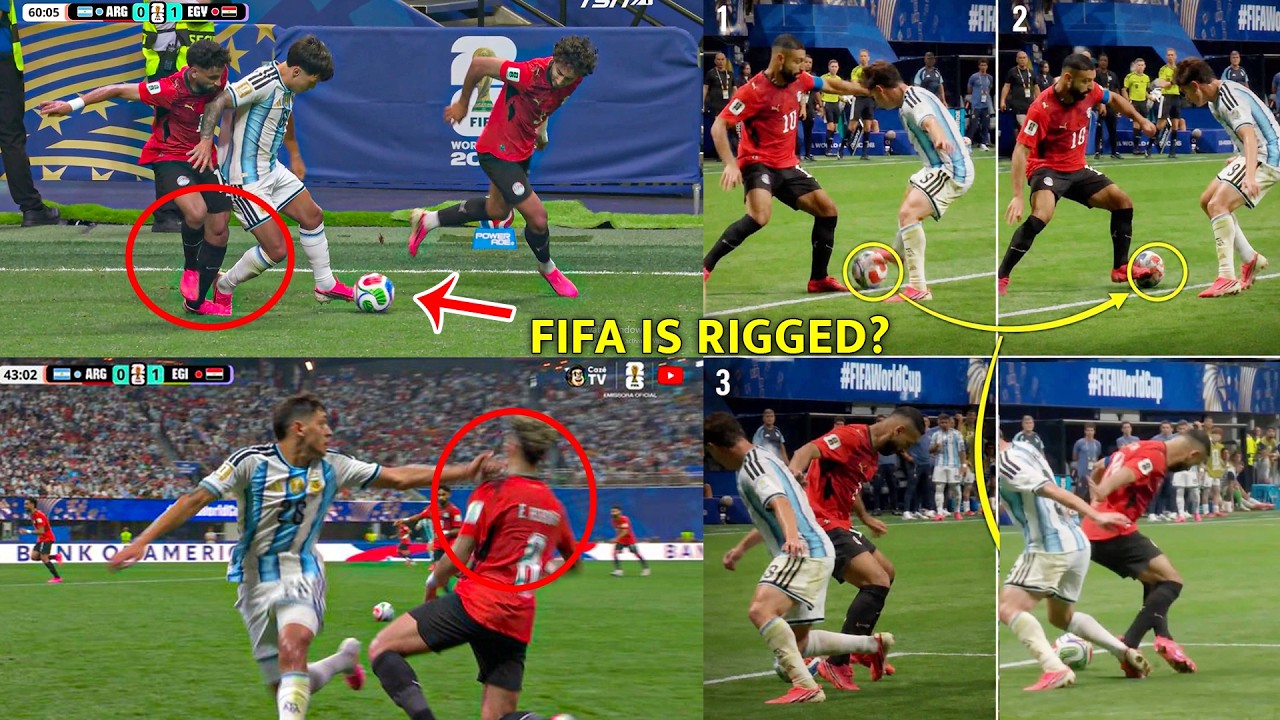 This is How Egypt Robbed by the Referee | Argentina vs Egypt Highlights | جدل التحكيم مصر والأرجنتين