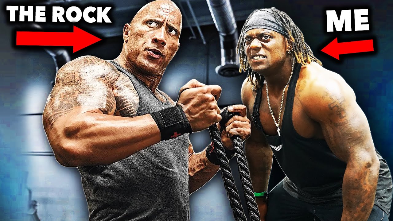 Bodybuilder Trains Like “The Rock” For 24 Hours!
