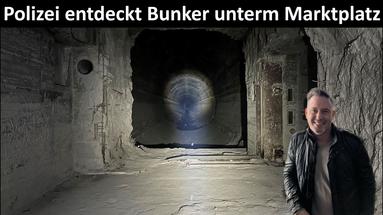Anwohner finden Bunker unter Marktplatz und rufen Polizei. Ich dokumentiere 3 Bunker für euch.