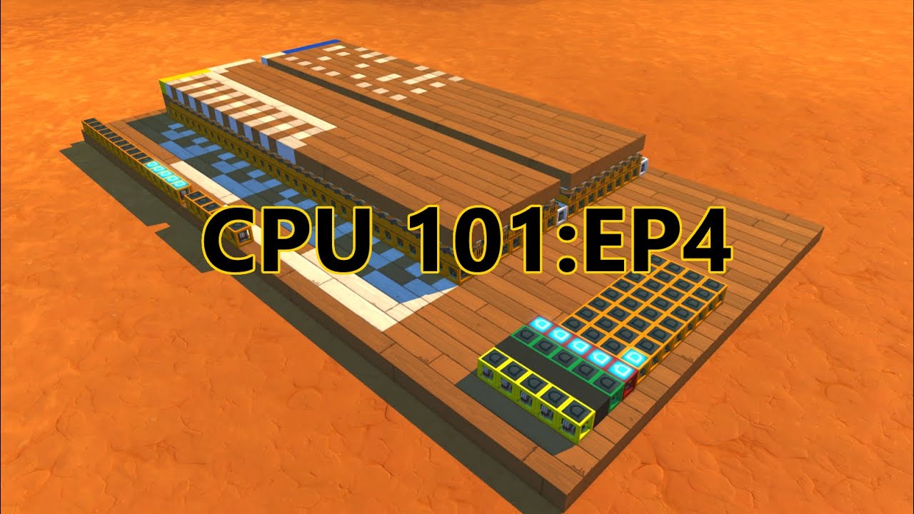 (Scrap Mechanic) Basics of a Code Spooler | CPU 101 ep.4