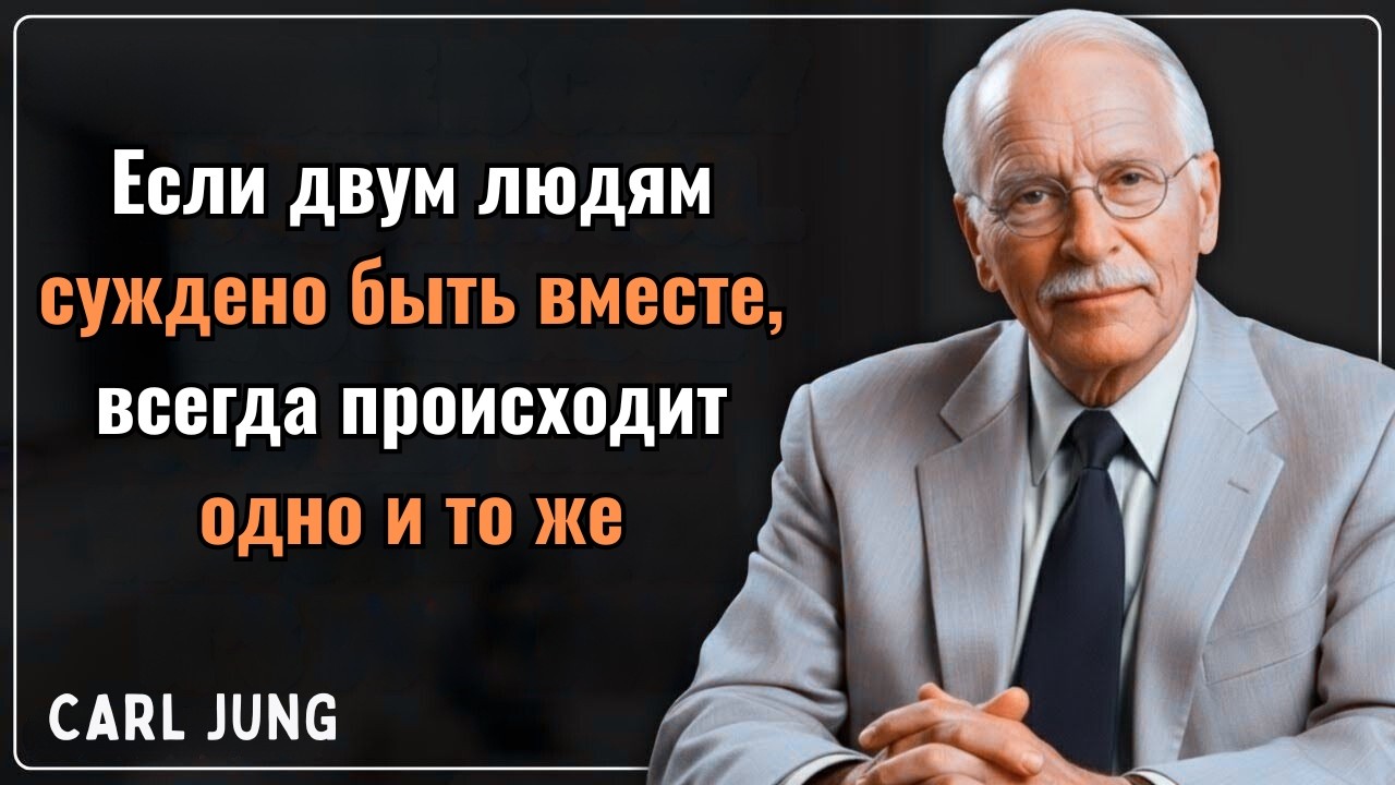 Если двум людям суждено быть вместе, всегда происходит одно и то же | Карл Юнг