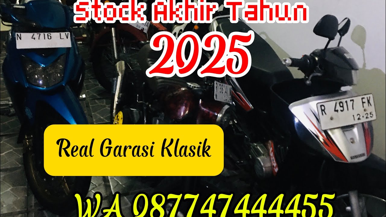 Update Stock tgl 24 Des 2025 RealGarasiKlasik WA087747444455  #honda #kawasaki #suzuki #updatestock 