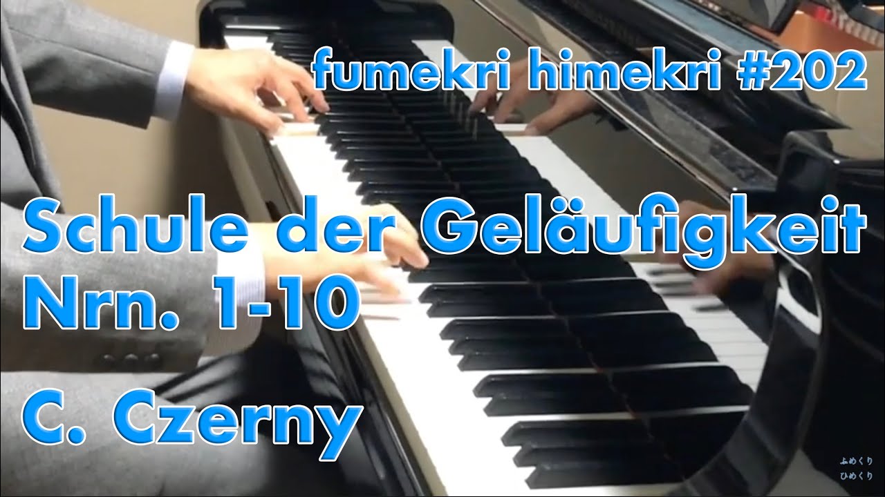 Carl Czerny, Schule der Geläufigkeit, Op. 299, Nr. 1-10(No editing)