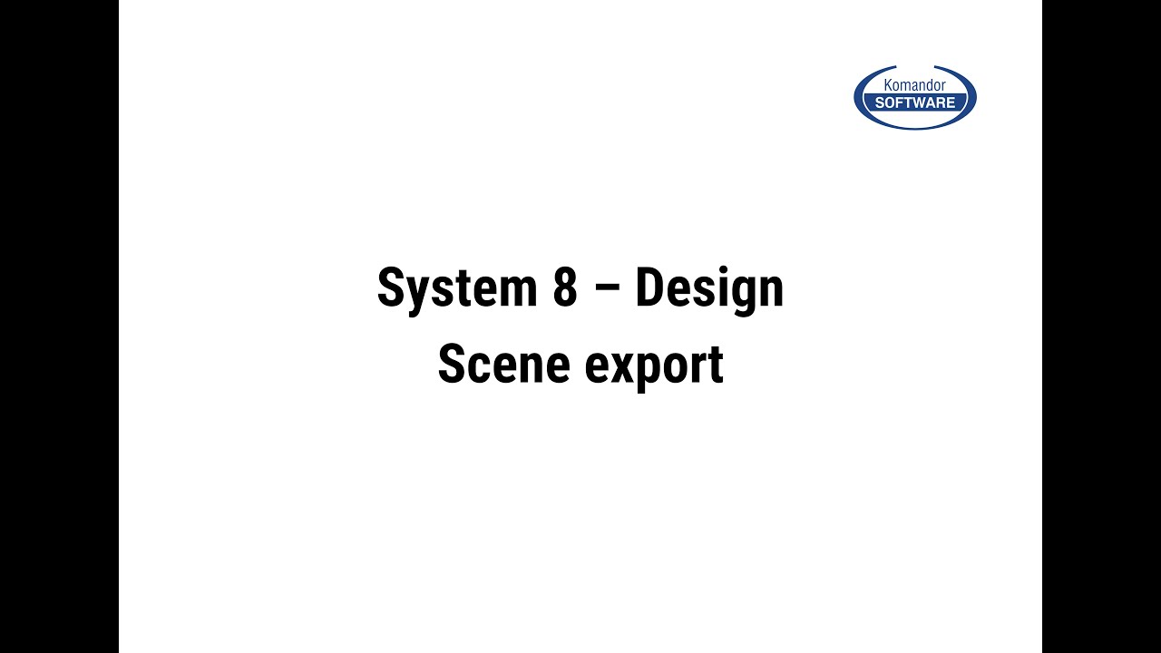 Scene export