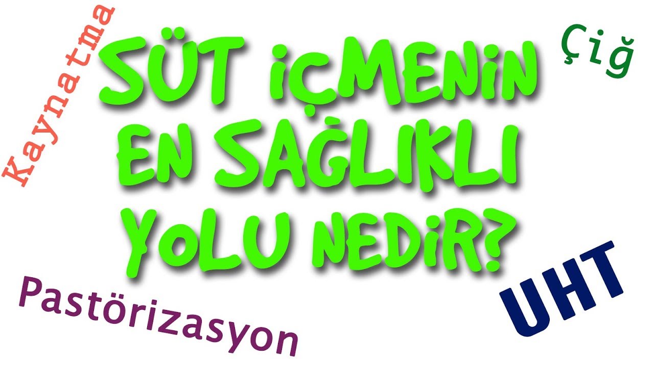 Süt içmenin en sağlıklı yolu nedir? Çiğ mi UHT mi Pastörizasyon mu? | #6 Hayvansal Beslenme
