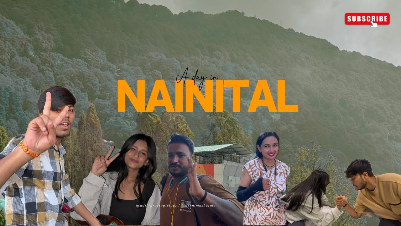 Aaj Nainital Aagye shoot ke lie with @arunimasharma 😍 