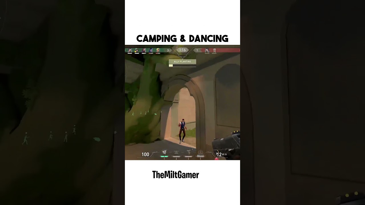 Camping And Dancing #fbreel #fbreel #funny  #Best #valorant