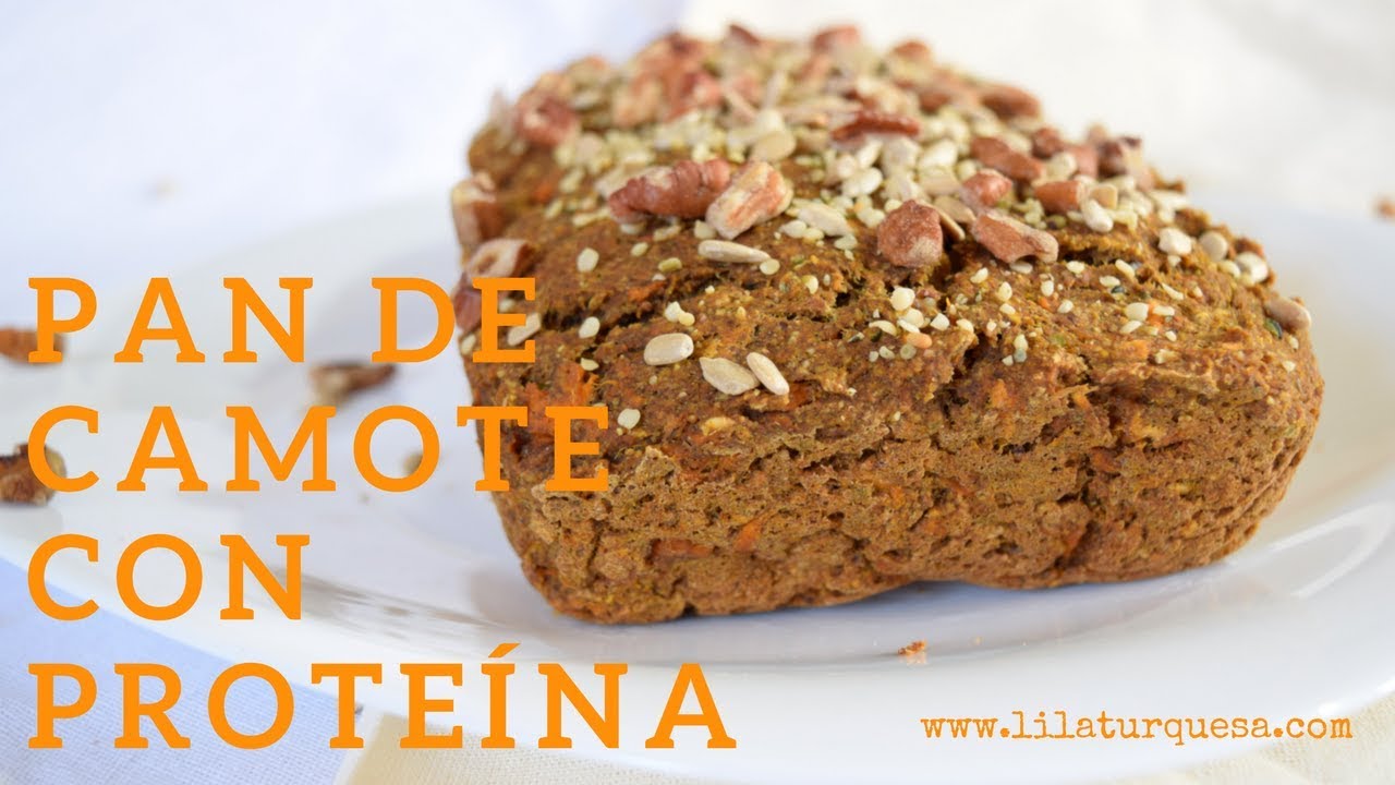 Pan de camote con proteína