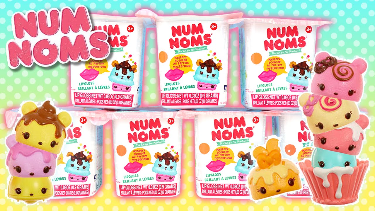Num Noms Surprise Blind Boxes/Containers Series1 - Sweet Kawaii Stackable Collectibles!