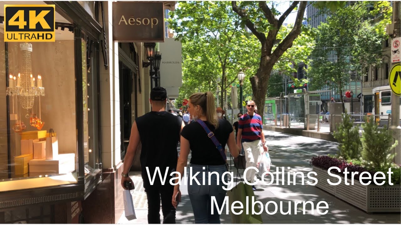 Walking Collins Street | Southern Cross Station - Paris End | Melbourne Australia