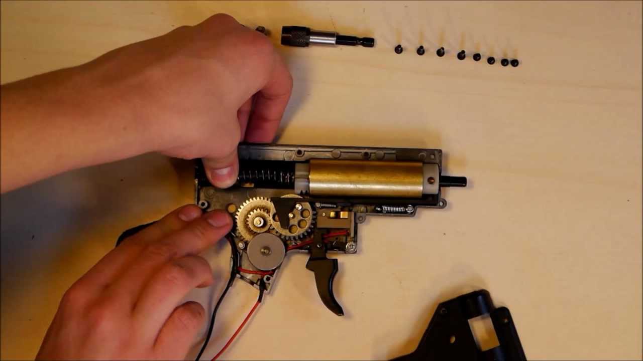 Airsoft Version 2 Gearbox Zusammenbauen [Part 2/2] [German]