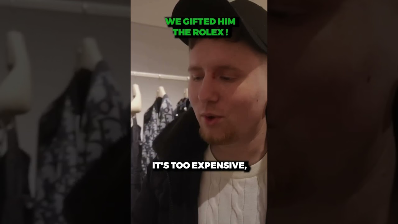 THIS RANDOM GUYS GETS A ROLEX!