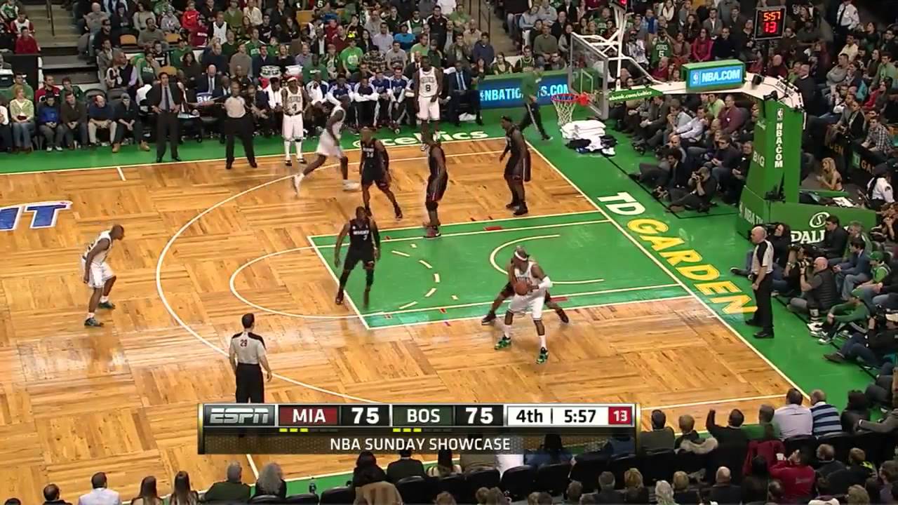 Paul Pierce triple double & winning shot over LeBron vs Miami Heat full highlights 01/27/2013 HD