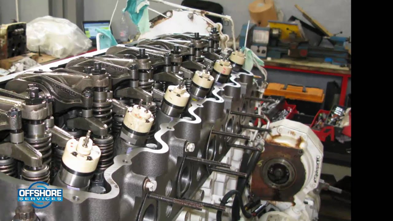 CAT C18 Rebuilding ~ Réfection moteur CAT C18