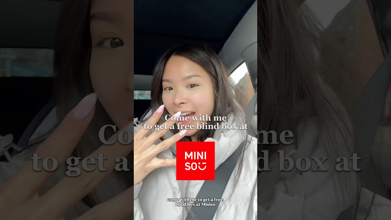 Come with me to pick up a FREE blind box at Miniso! #myminisousa #miniso #blindbox #youtubeshorts