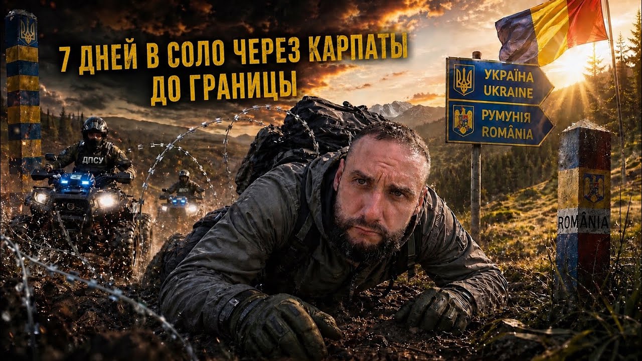 Один против Карпат ⛰️/ Как я прошёл горы и оказался в Румынии 🇹🇩/ Побег из Украины🇺🇦 (Часть 2)