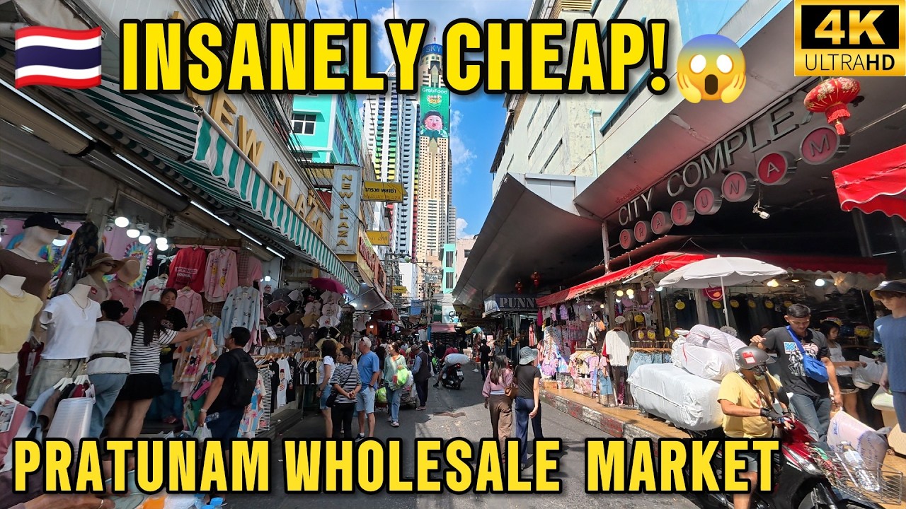 Bangkok's CHEAPEST Wholesale Market Will SHOCK You 😱🇹🇭 | Pratunam 2026