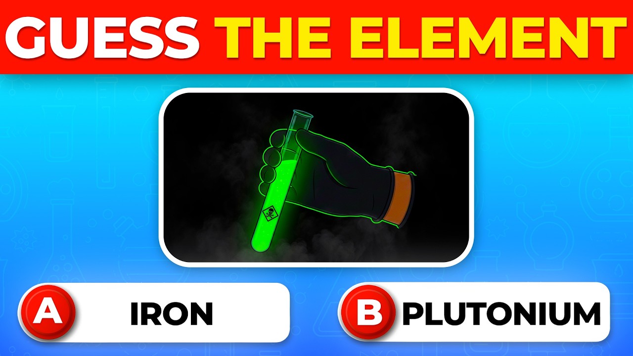 Guess Chemical Element by Photo🧪📸 | School Chemistry Quiz 2026