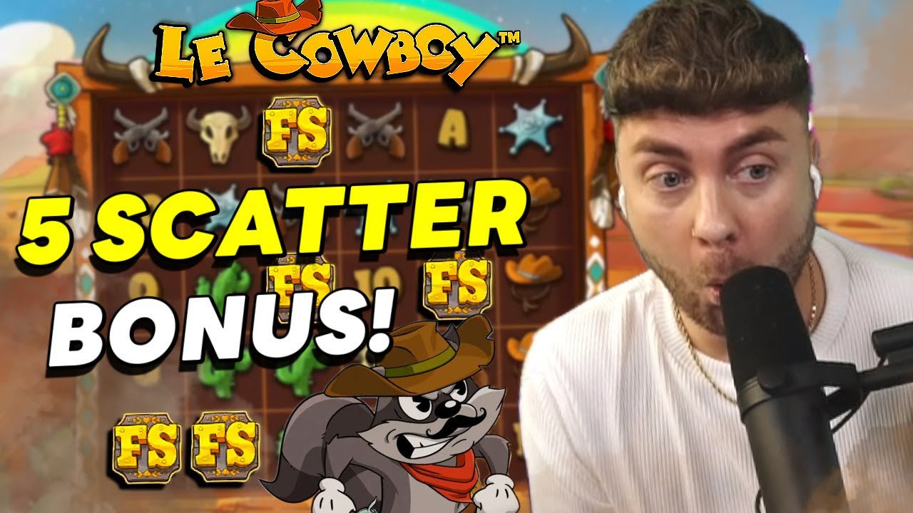 СДЕЛАЛИ СТАВКУ НА 5 СКАТТЕР-БОНУСОВ НА LE COWBOY! 🤠🔥