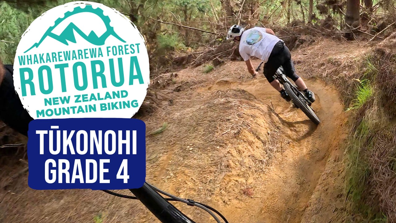 Почему Туконохи обязательно нужно посетить | Обзор трассы Роторуа MTB, лес Вакареварева
