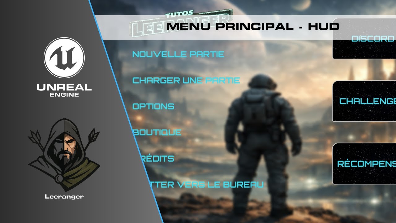 UE5 – Créer un menu principal & un HUD propre (Fondations UI en Blueprint)