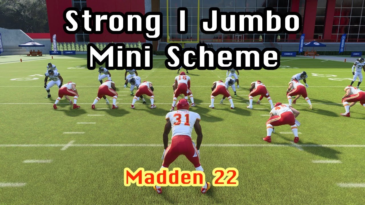 *HEAVY RUN SCHEME* Strong I Jumbo Mini Scheme | Madden 22 Tips & Tricks