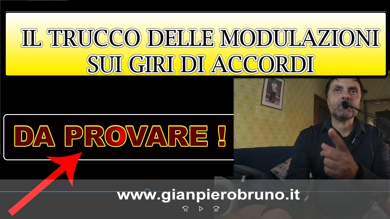 LE MODULAZIONI SU CHITARRA CHE MERAVIGLIA NEI GIRI DI ACCORDI !