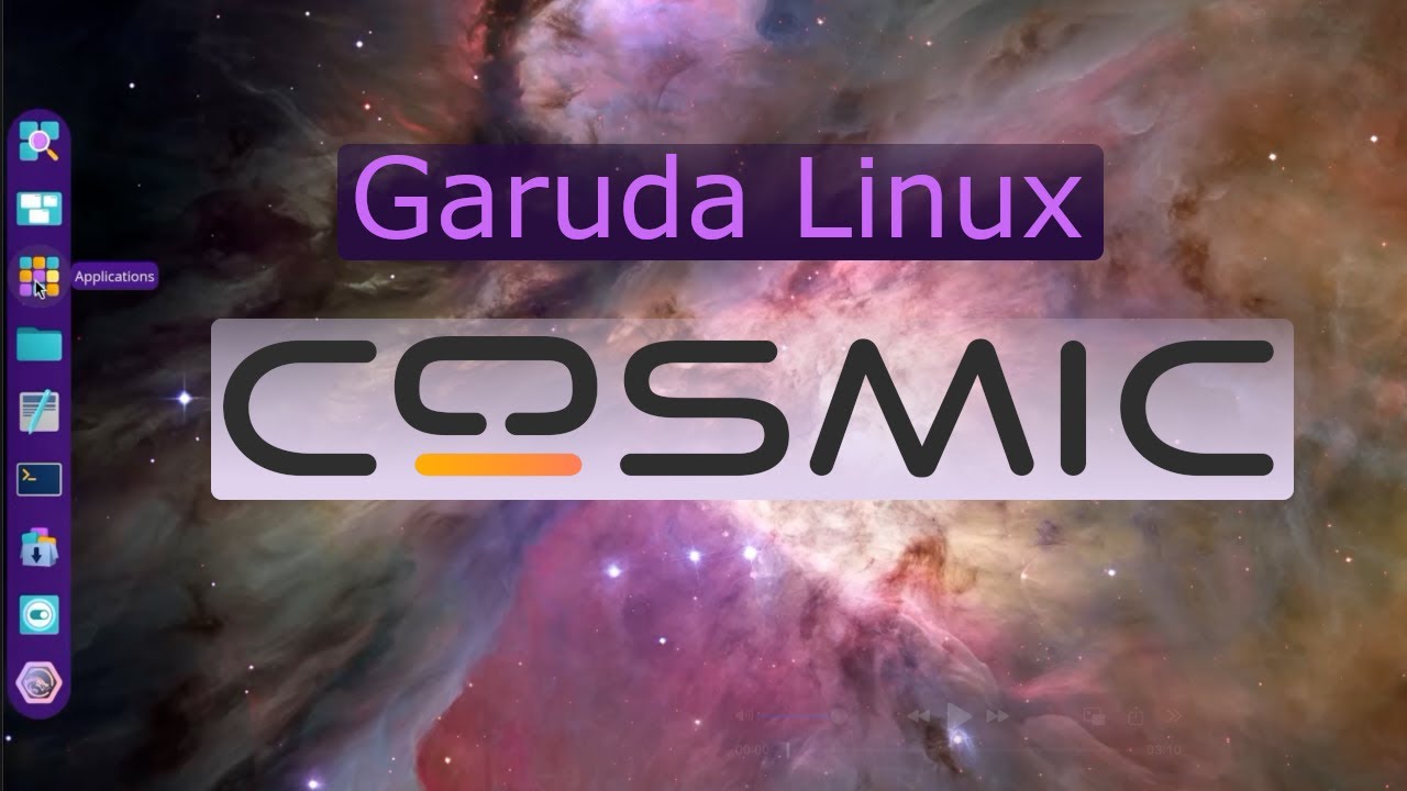 Garuda Linux - Космическая версия