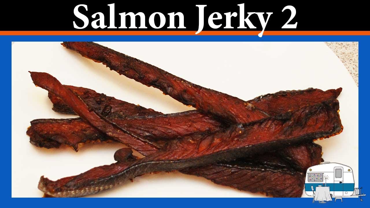 Salmon Jerky made in a Food Dehydrator