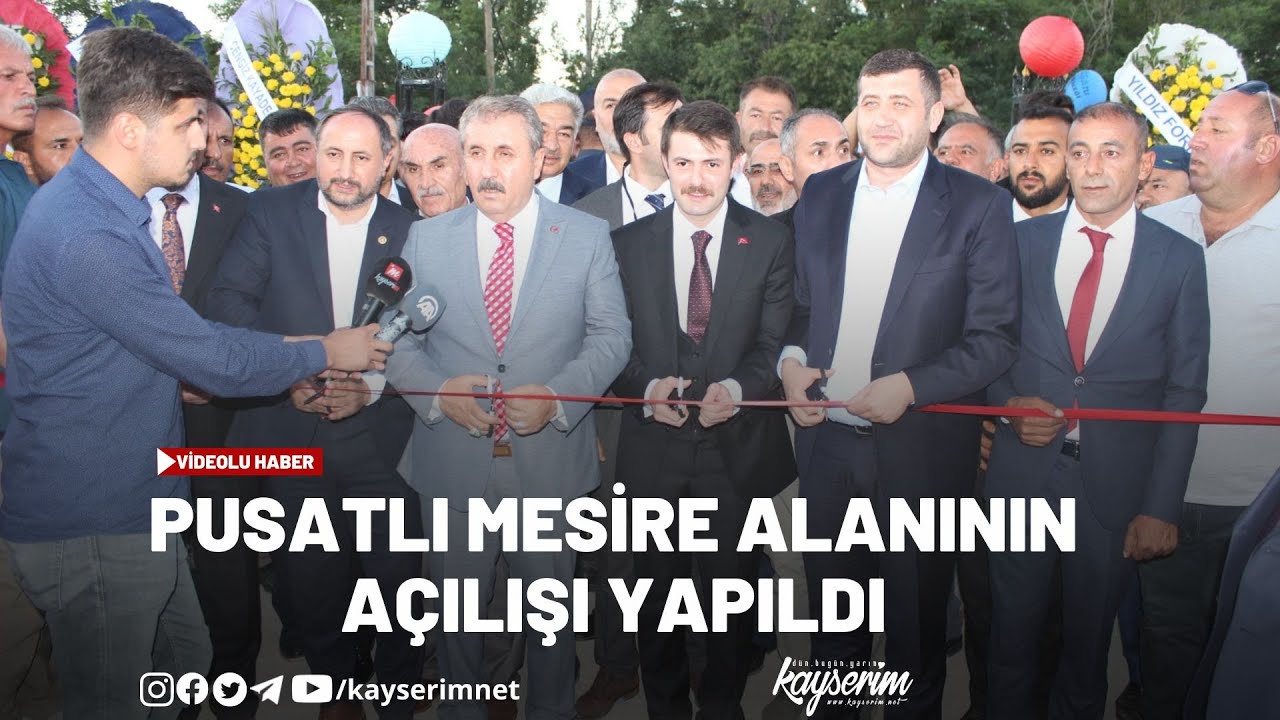 Pusatlı mesire alanının açılışı yapıldı