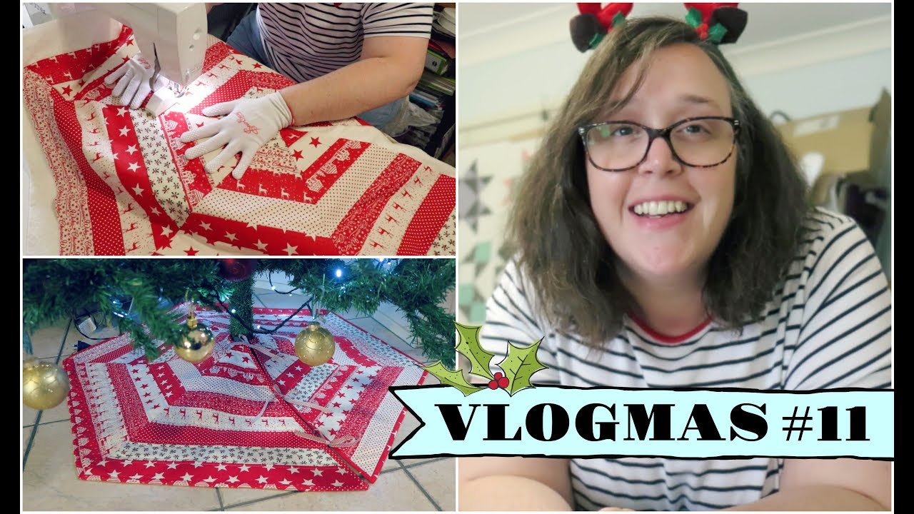 VLOGMAS #11 | Изготовление юбки для новогодней ёлки