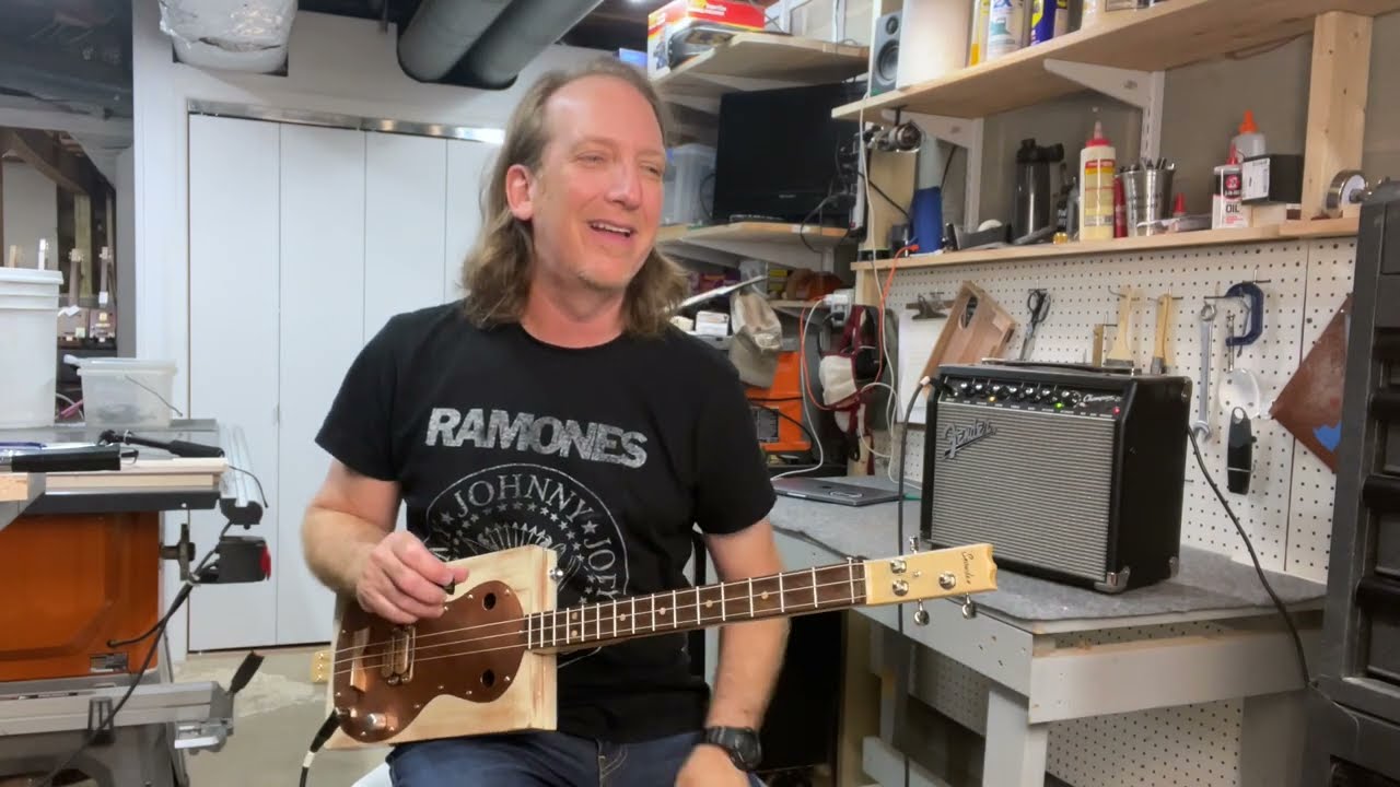 Cigar Box Guitar - Pro Slide Tip on 3 String Thursday with Mike Snowden