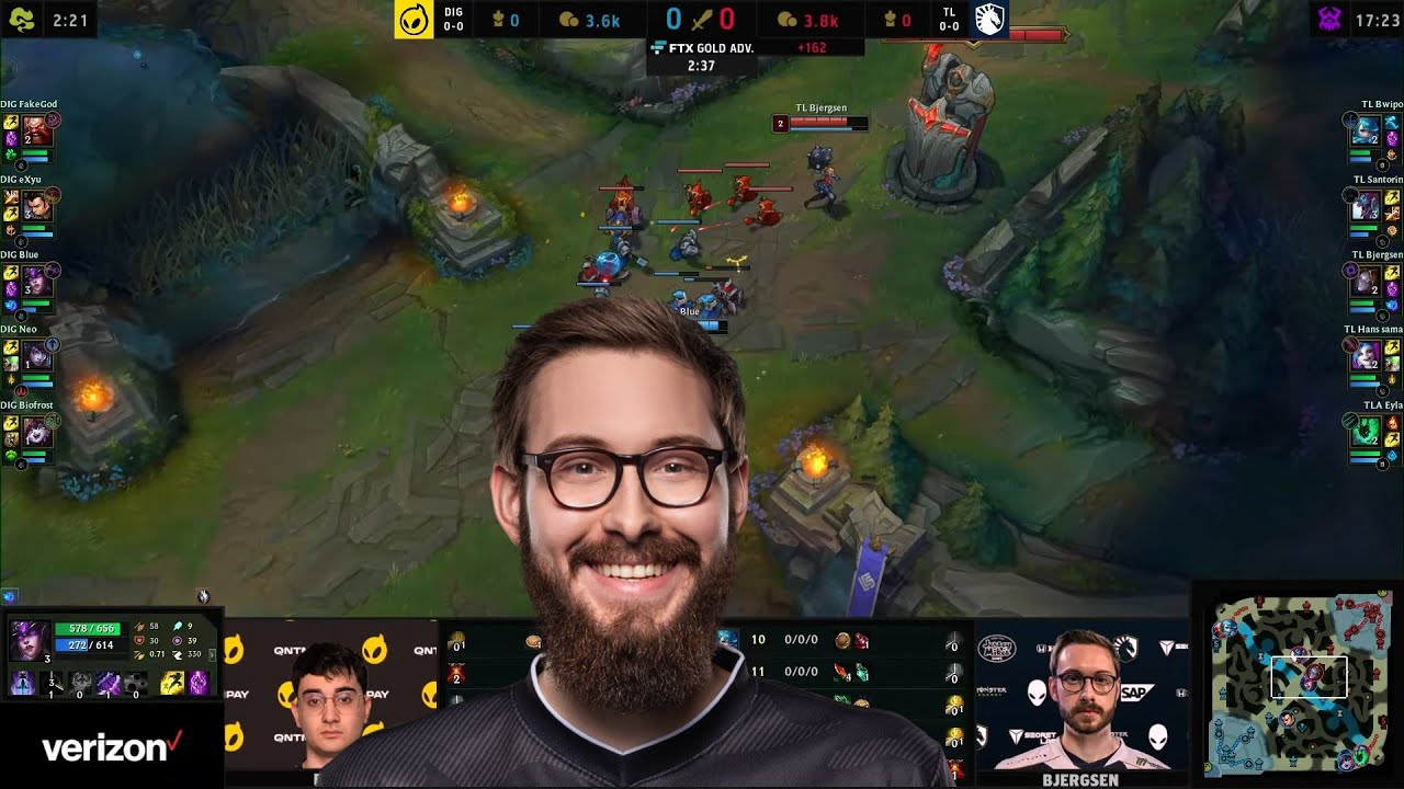 TL Bjergsen first kill on TL