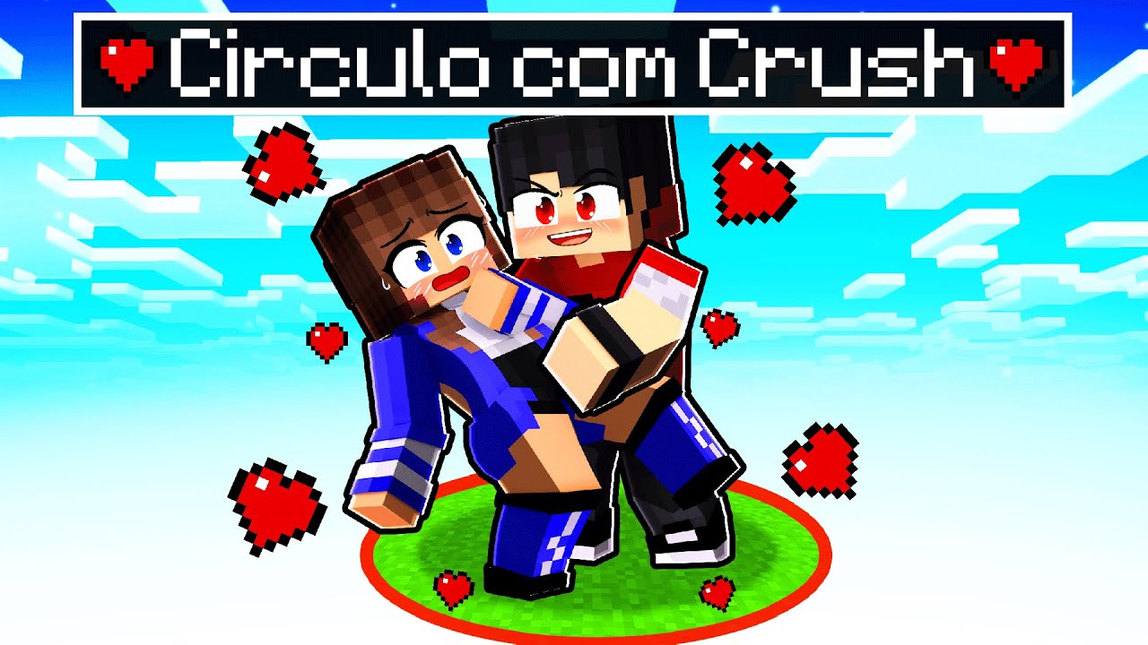 MIIKA está PRESA em 1 CIRCULO com CRUSH no Minecraft ◂Miika▸