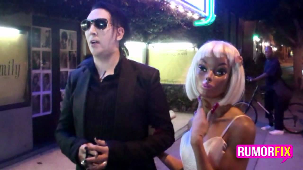 Marilyn Manson Leaving Movie Screening