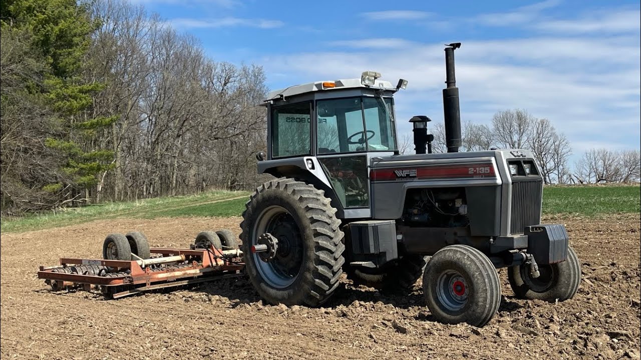 Finally doing some tillage and planting new seeding alfalfa!