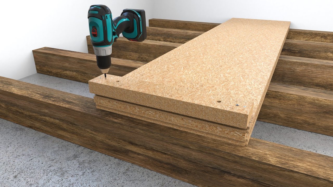 SRUBOKLIN System - installation of OSB on wooden ceilings, floors - presentation