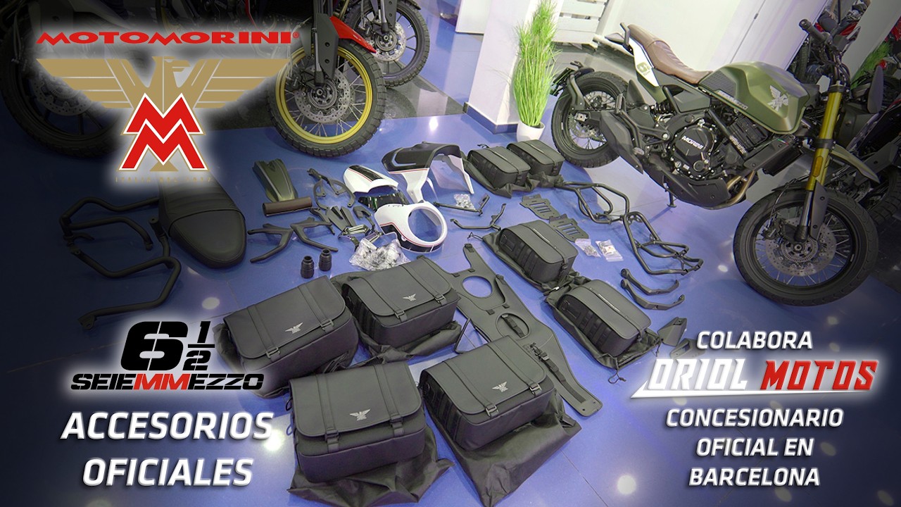 Convierte lo bueno en mejor: nueva gama de accesorios oficiales para Moto Morini Seiemmezzo
