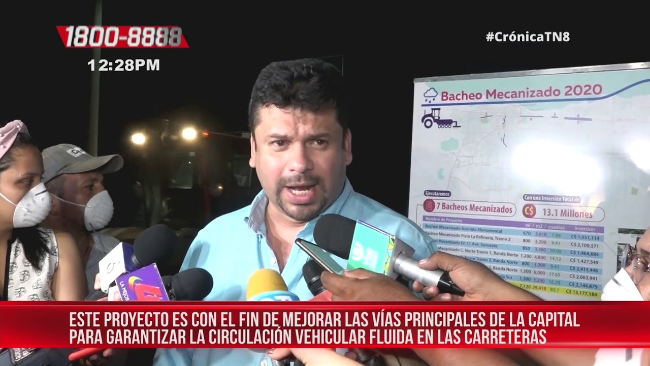 ALMA ejecuta Plan Bacheo Mecanizado en calles para el pueblo &ndash; Nicaragua