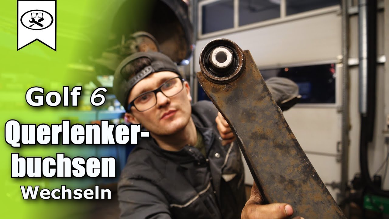 VW Golf 6 Querlenkerbuchsen wechseln | Change wishbone bushes | VitjaWolf | Tutorial | HD