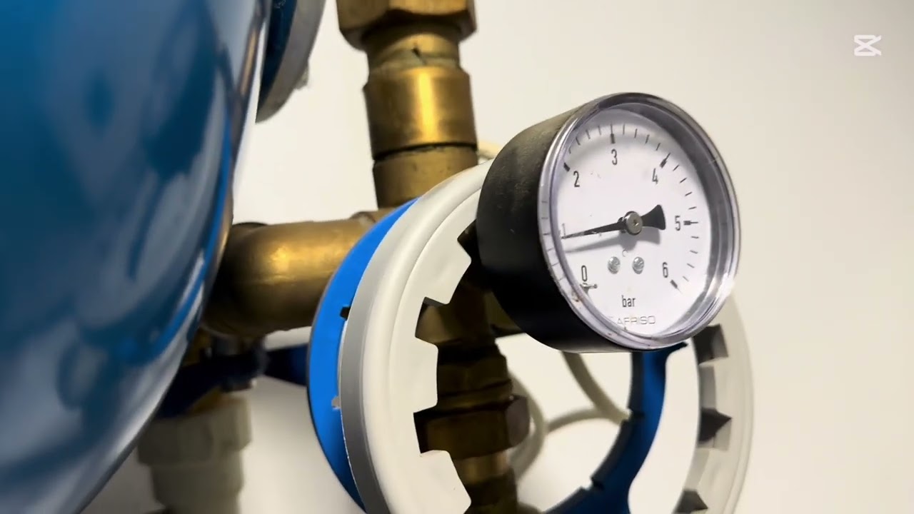 Jak zrobić poduszkę powietrzną w zbiorniku na wodę, zbiornik 80l hydrofor 