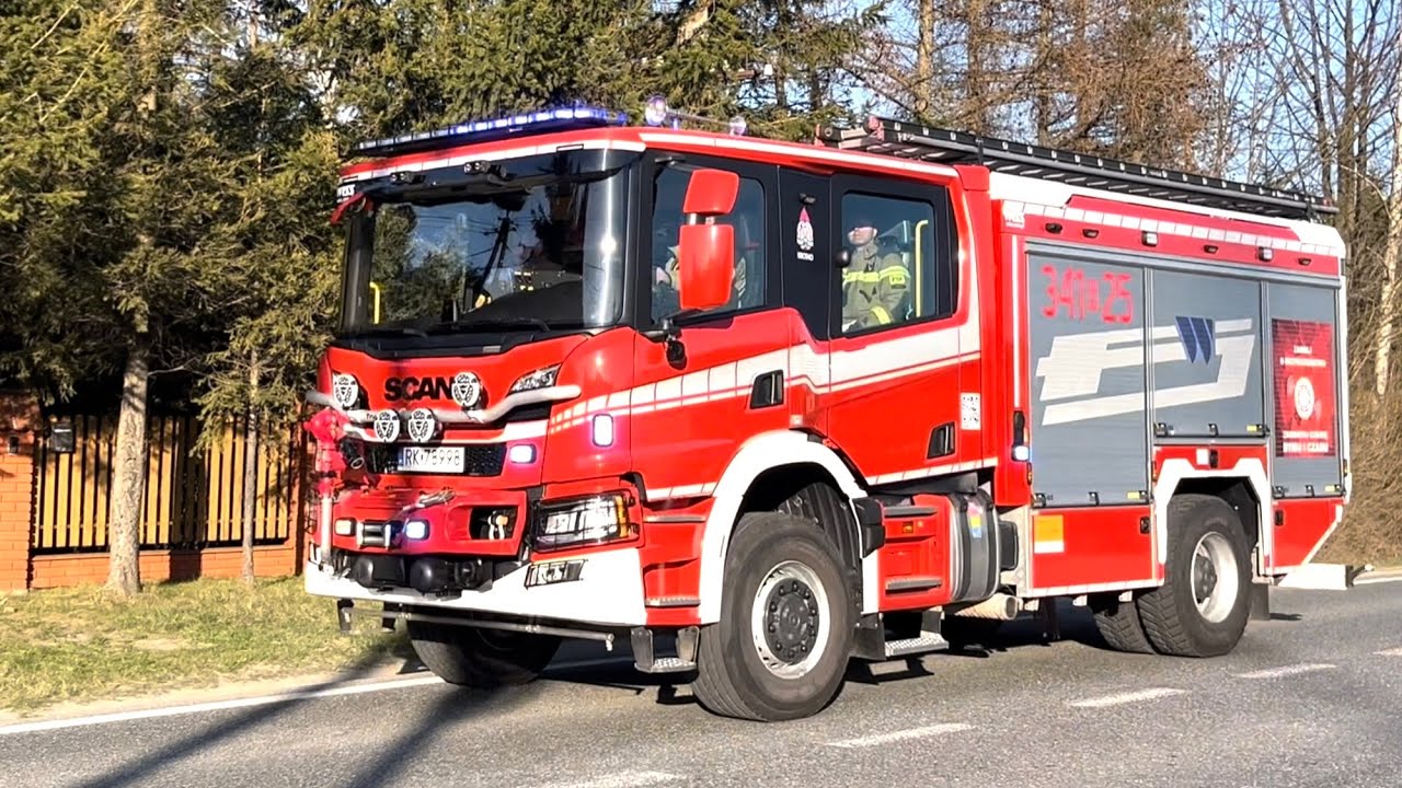 2 quady i 2 zastępy PSP i OSP alarmowo do pożaru 