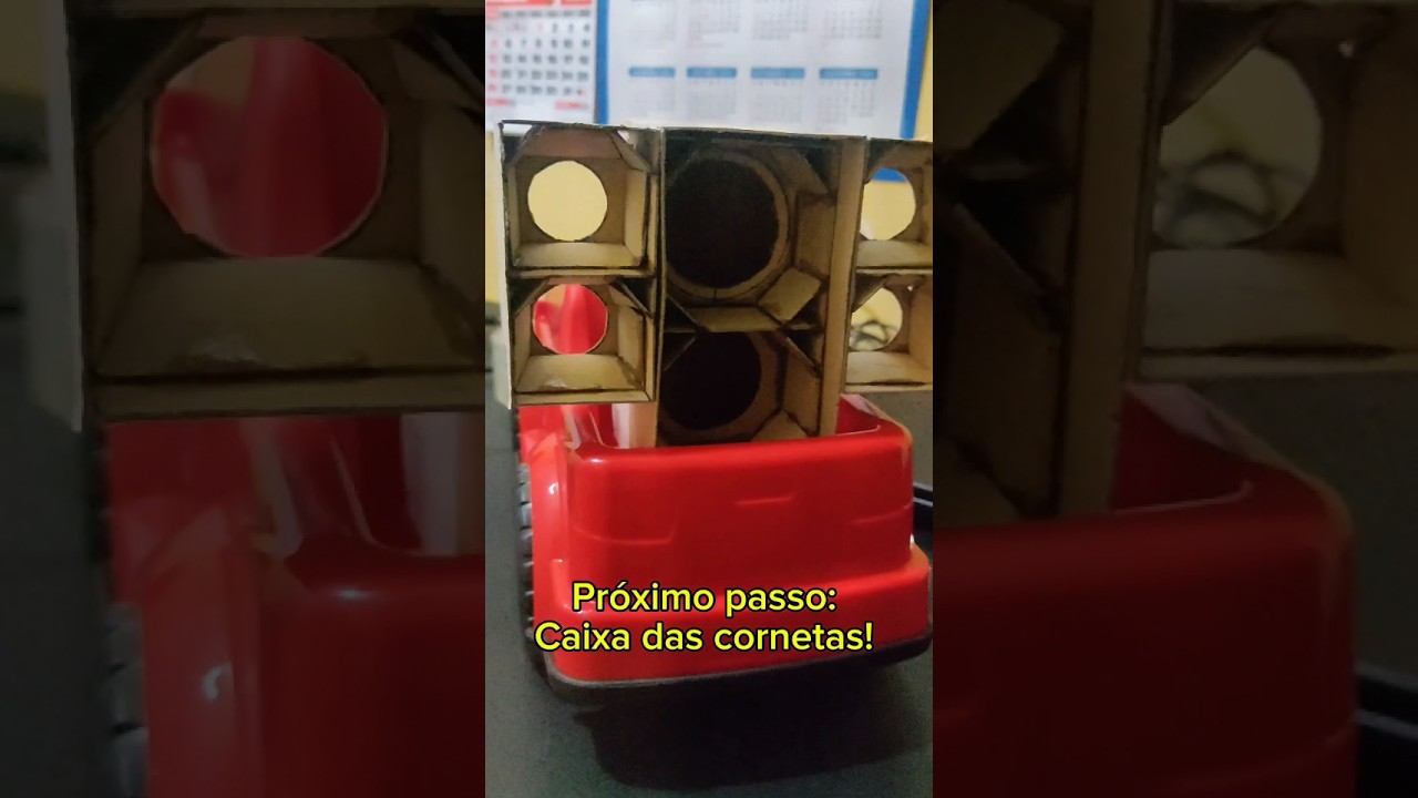Parte 2 - Montando um mini pared&atilde;o usando papel&atilde;o 😎